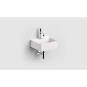 clou New Flush 1lave-mains, aluite, avec point damorçage trou pour robinet et bonde libre. avec une tablette couvre